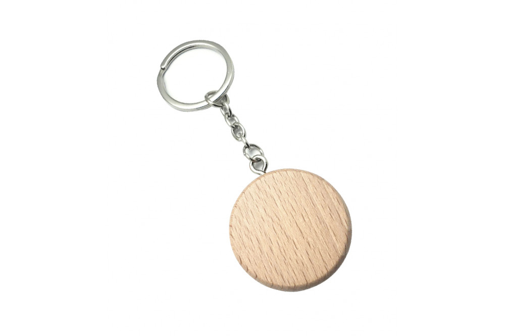 Gravírovaná kľúčenka z dreva – kruh